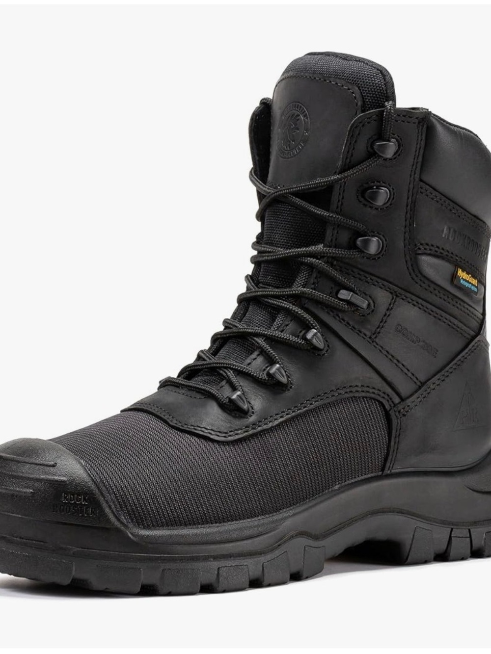 Rockrooster Men's Beaufort CSA Work Boot 8” Composite Toe Waterproof, Size 9